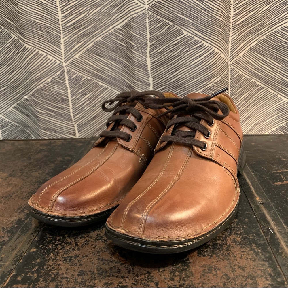 Tan Clarks Dressy Casual Men’s shoes